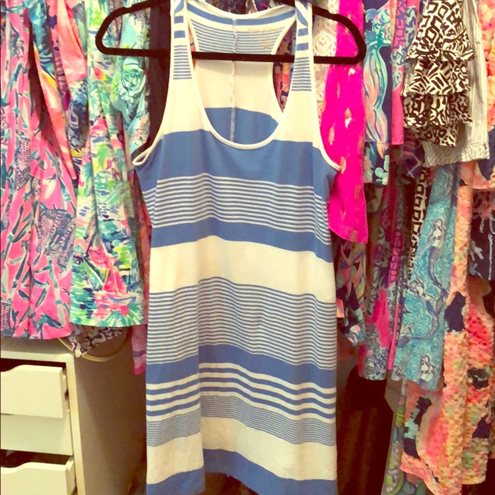 Lilly Pulitzer melle style dress small stripes